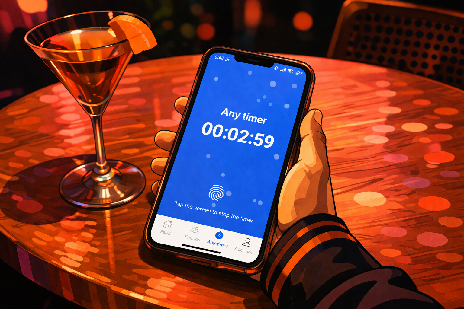 Any-timer in de club